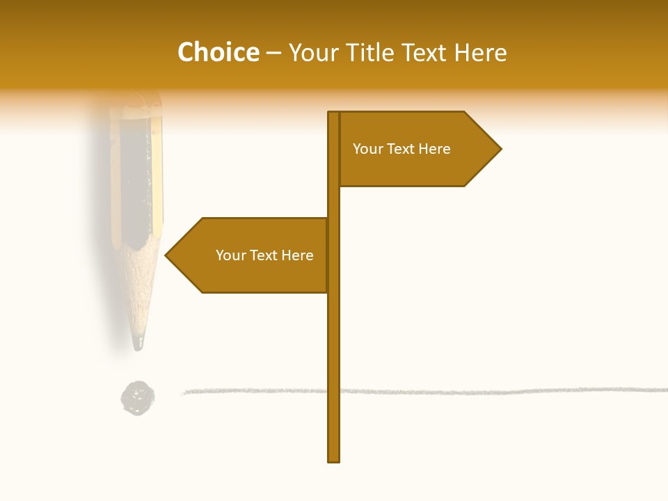 Honor Pen Mark PowerPoint Template