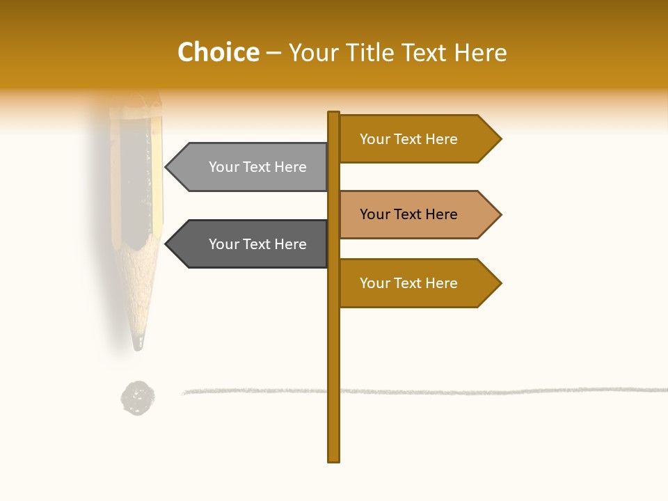 Honor Pen Mark PowerPoint Template