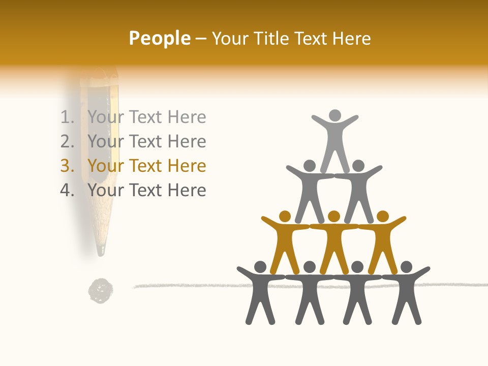 Honor Pen Mark PowerPoint Template