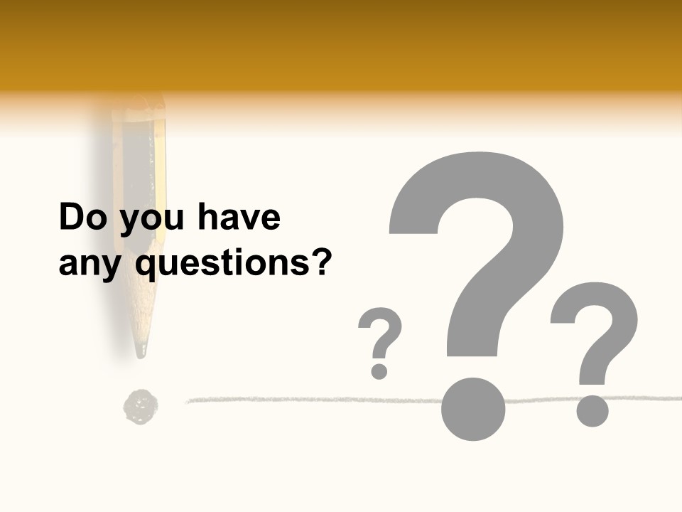 Honor Pen Mark PowerPoint Template