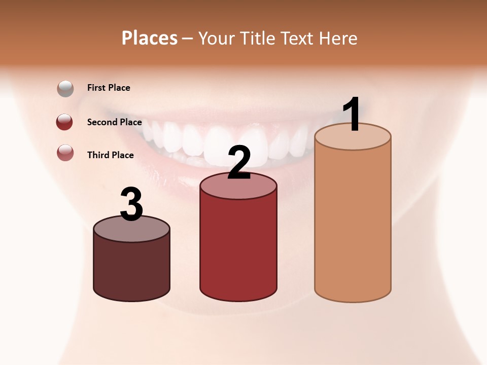 Face Lips Whiten PowerPoint Template