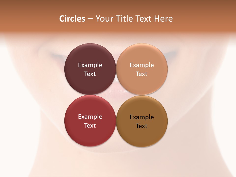 Face Lips Whiten PowerPoint Template
