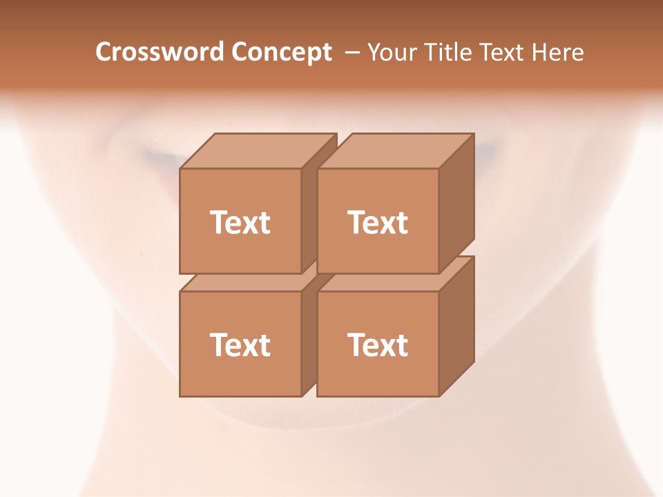 Face Lips Whiten PowerPoint Template
