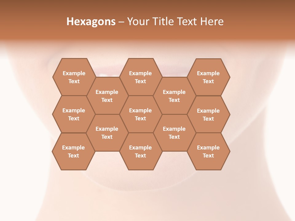 Face Lips Whiten PowerPoint Template