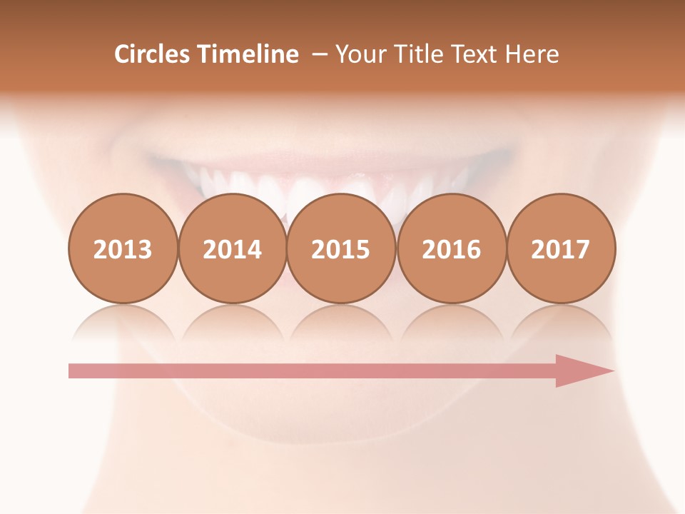 Face Lips Whiten PowerPoint Template