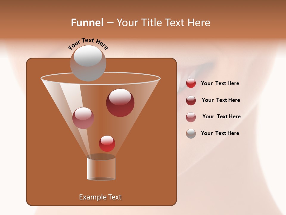 Face Lips Whiten PowerPoint Template