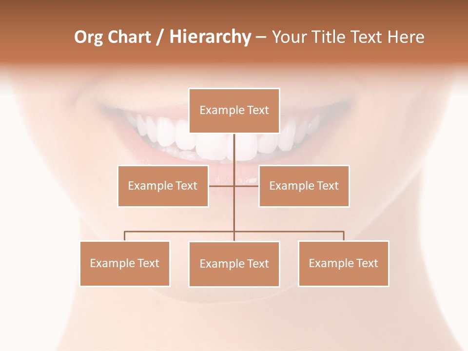 Face Lips Whiten PowerPoint Template