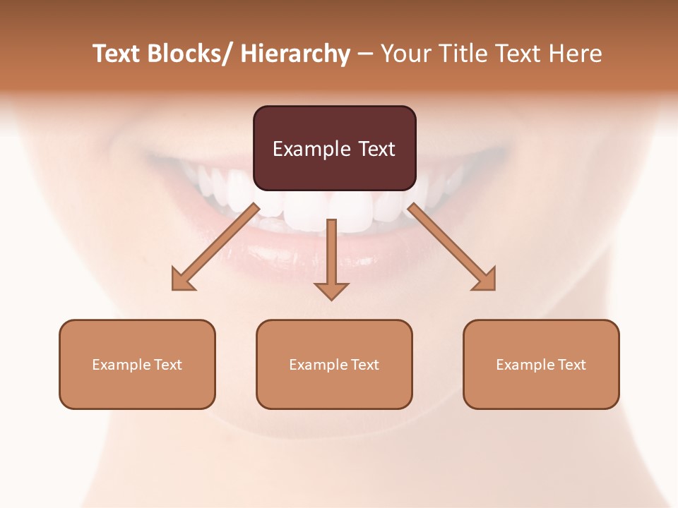 Face Lips Whiten PowerPoint Template
