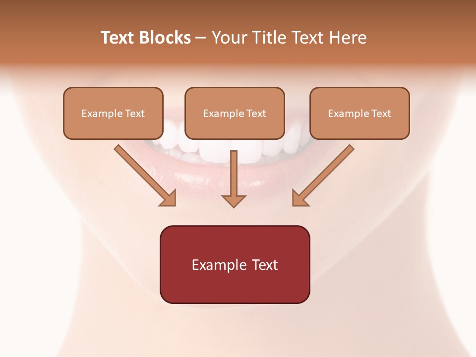 Face Lips Whiten PowerPoint Template