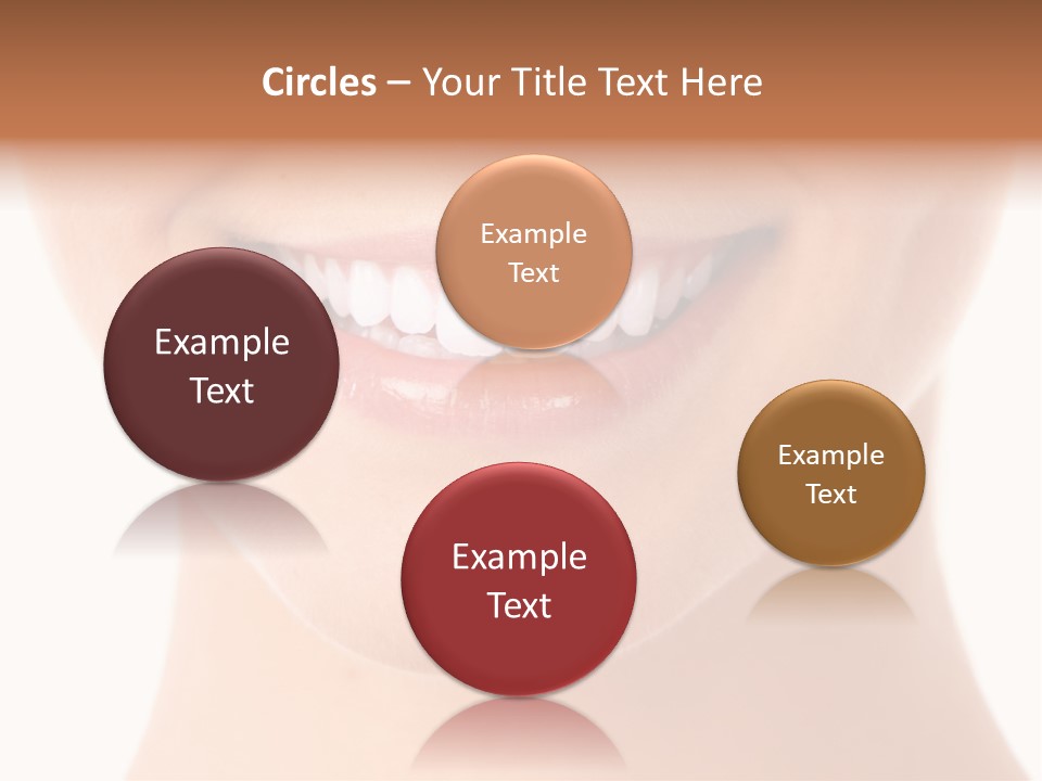 Face Lips Whiten PowerPoint Template