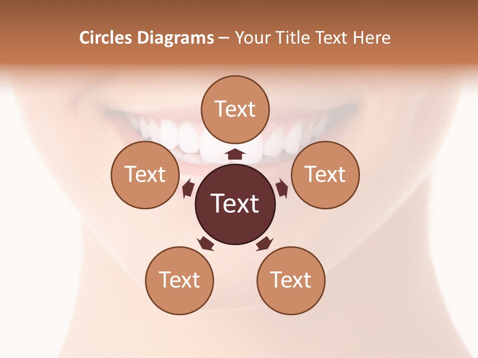 Face Lips Whiten PowerPoint Template