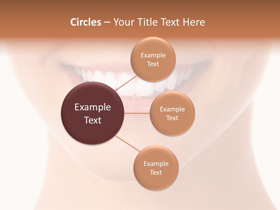 Face Lips Whiten PowerPoint Template