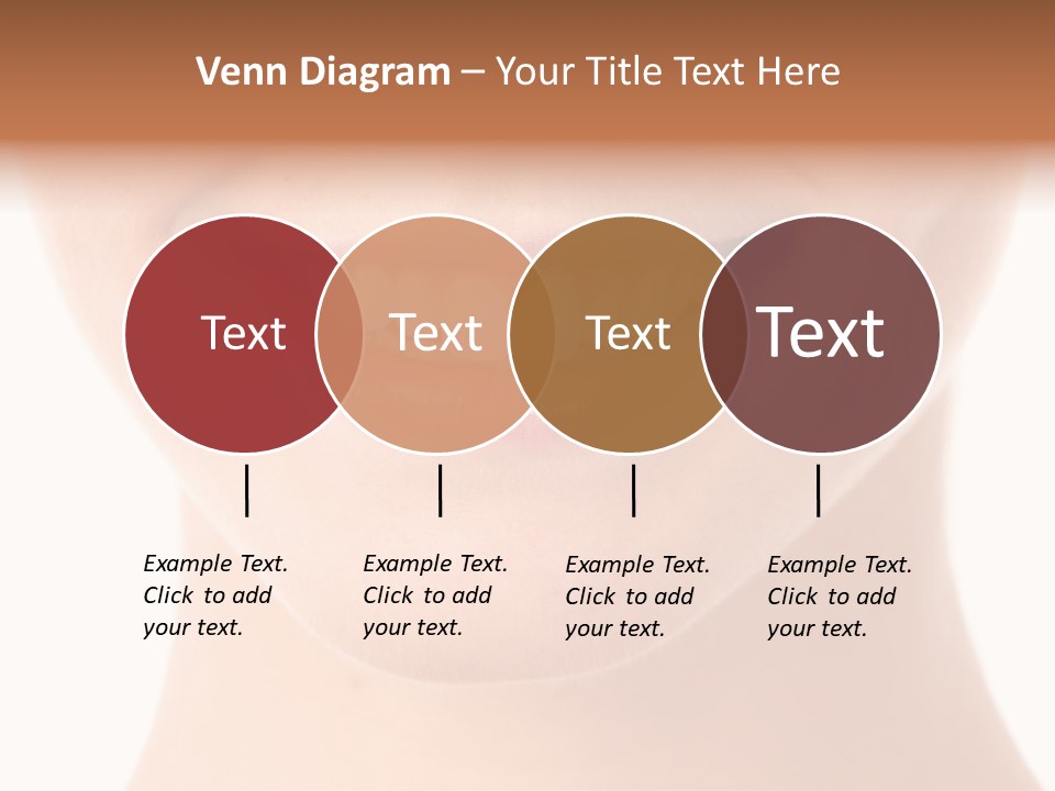 Face Lips Whiten PowerPoint Template