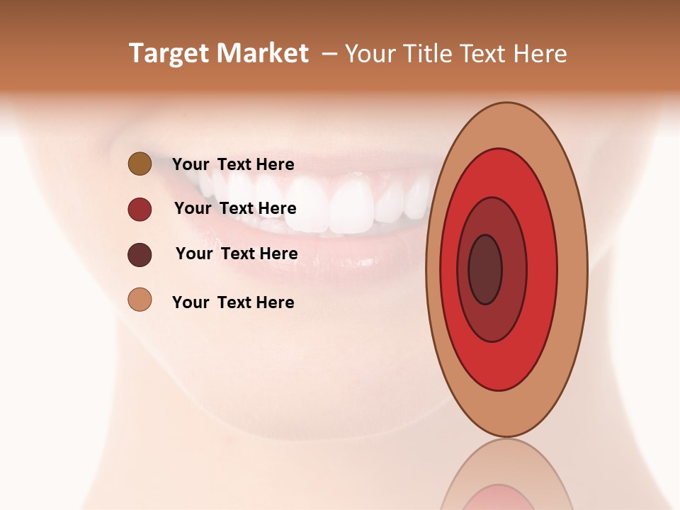 Face Lips Whiten PowerPoint Template