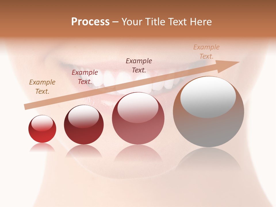 Face Lips Whiten PowerPoint Template