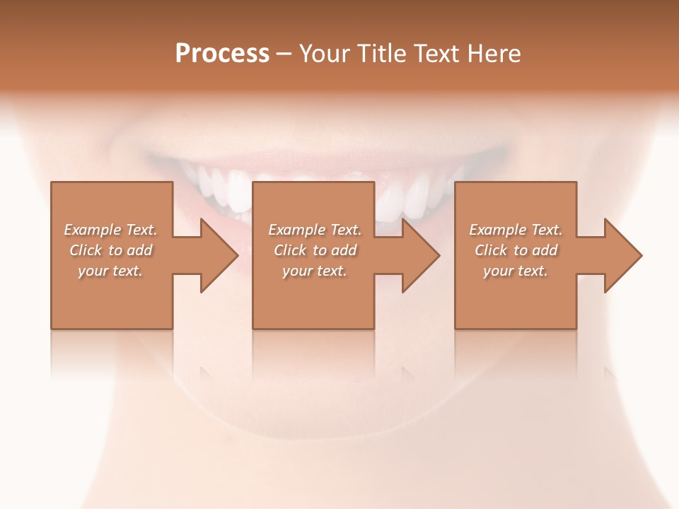Face Lips Whiten PowerPoint Template