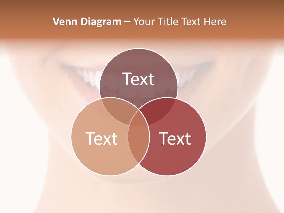 Face Lips Whiten PowerPoint Template