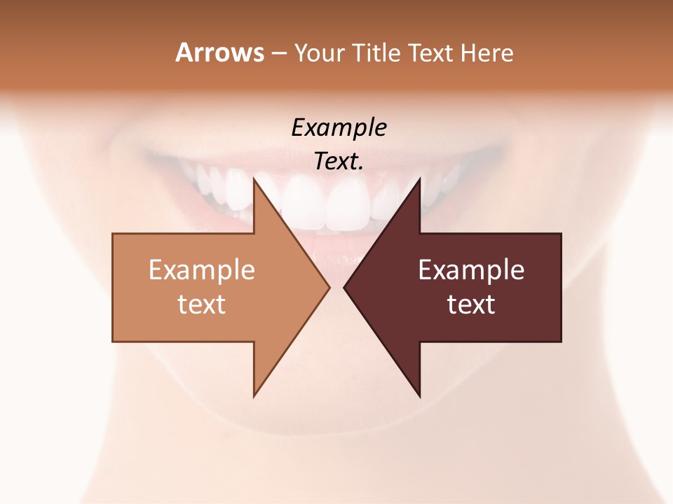 Face Lips Whiten PowerPoint Template