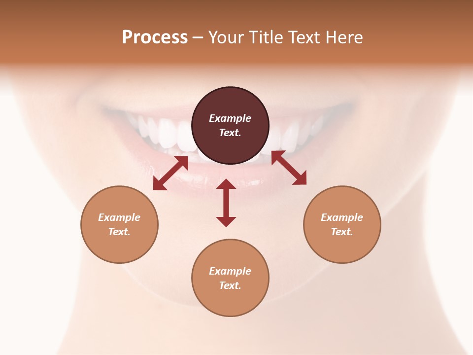 Face Lips Whiten PowerPoint Template