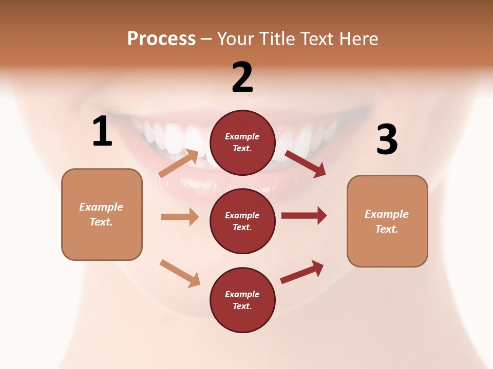 Face Lips Whiten PowerPoint Template