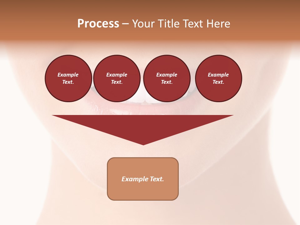 Face Lips Whiten PowerPoint Template