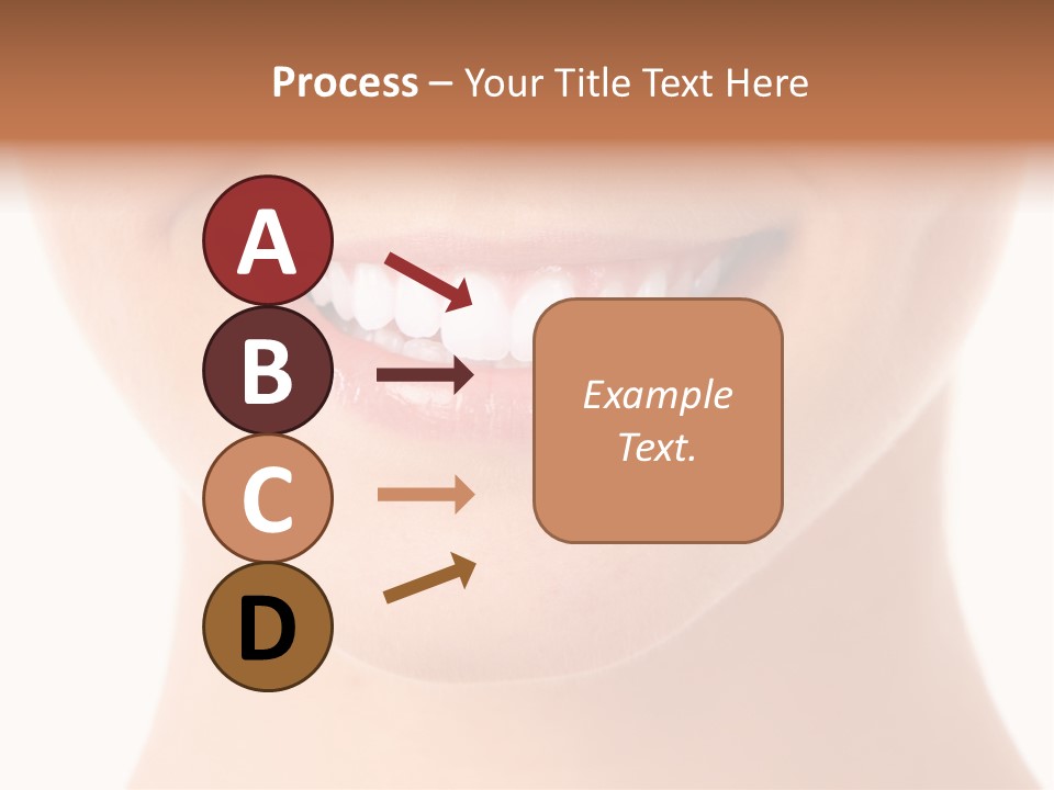 Face Lips Whiten PowerPoint Template