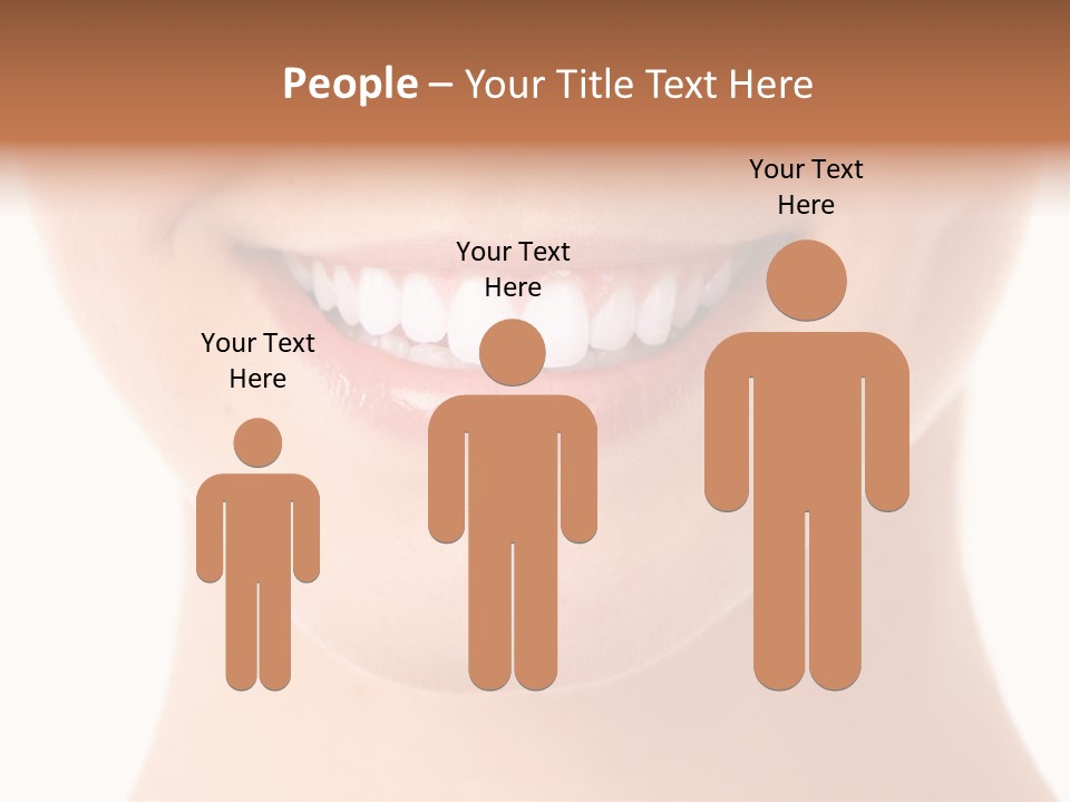 Face Lips Whiten PowerPoint Template