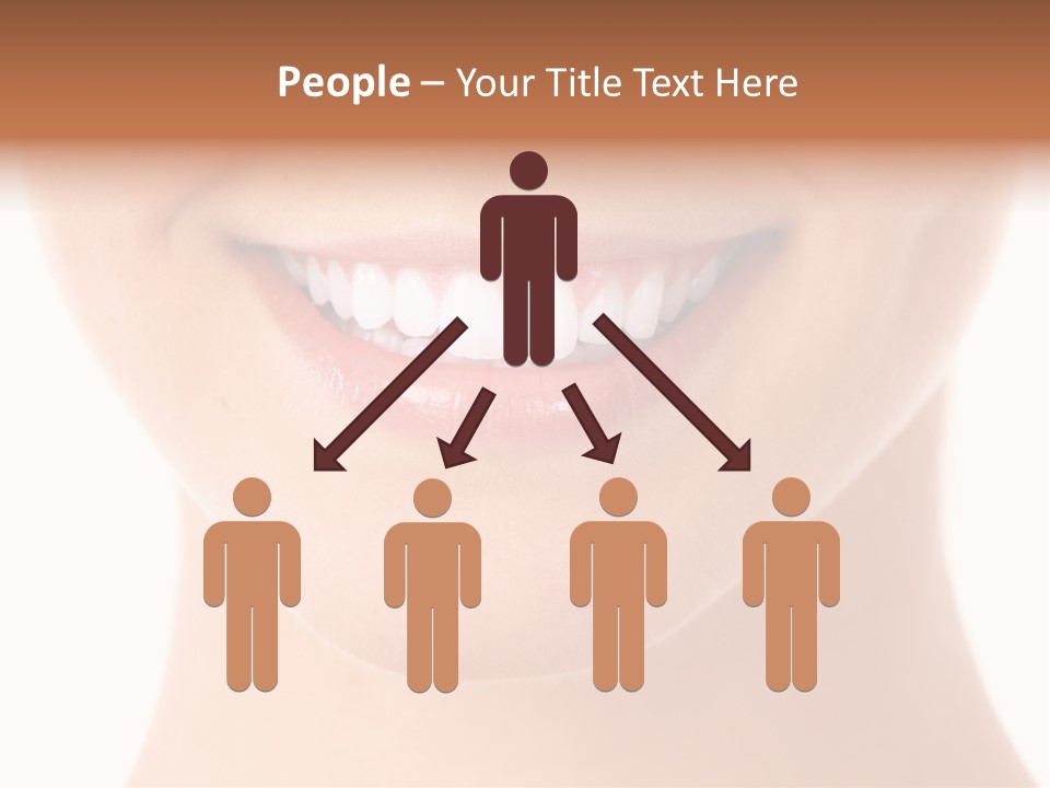 Face Lips Whiten PowerPoint Template