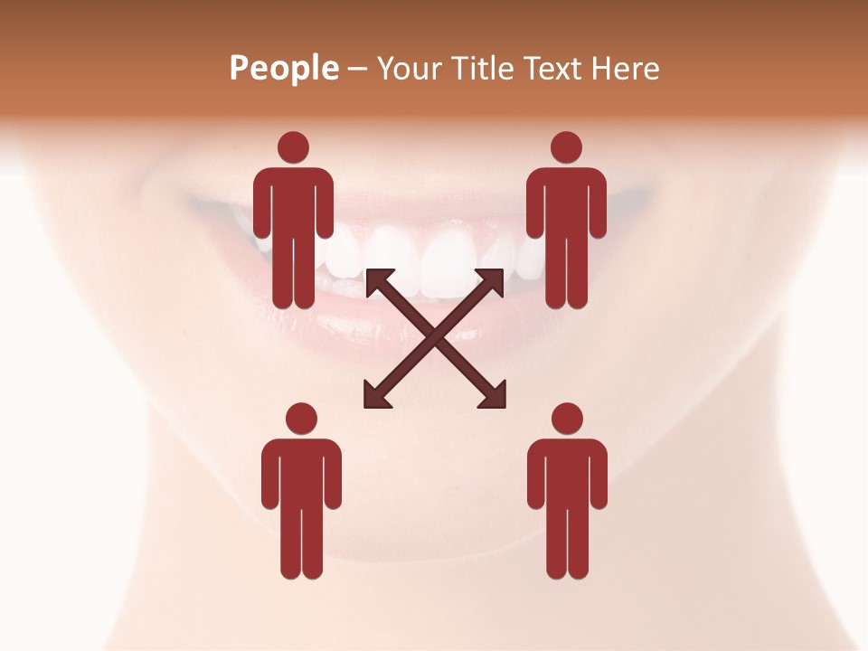 Face Lips Whiten PowerPoint Template