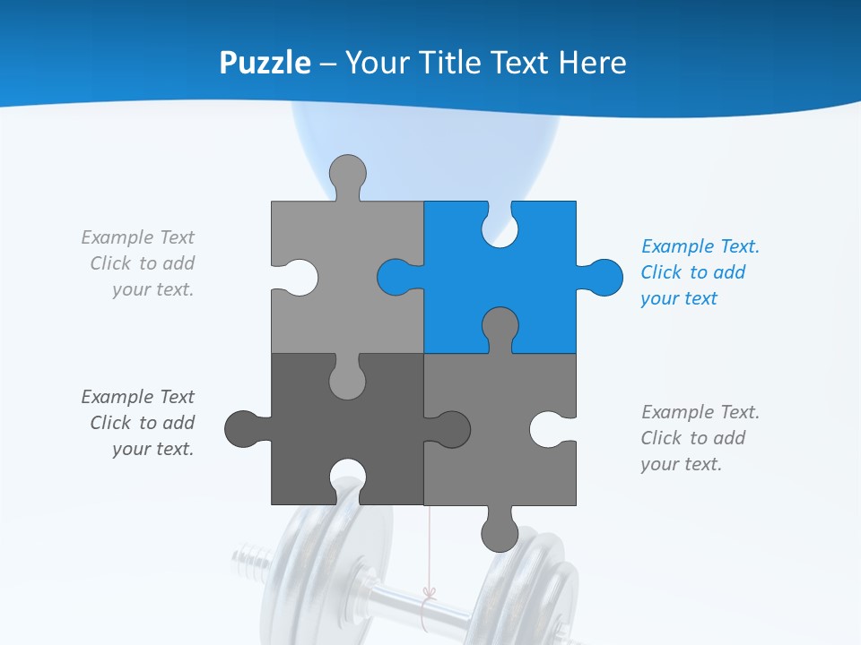 Business Isolated Solution PowerPoint Template
