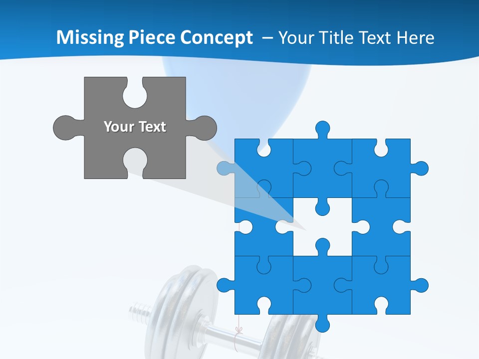 Business Isolated Solution PowerPoint Template