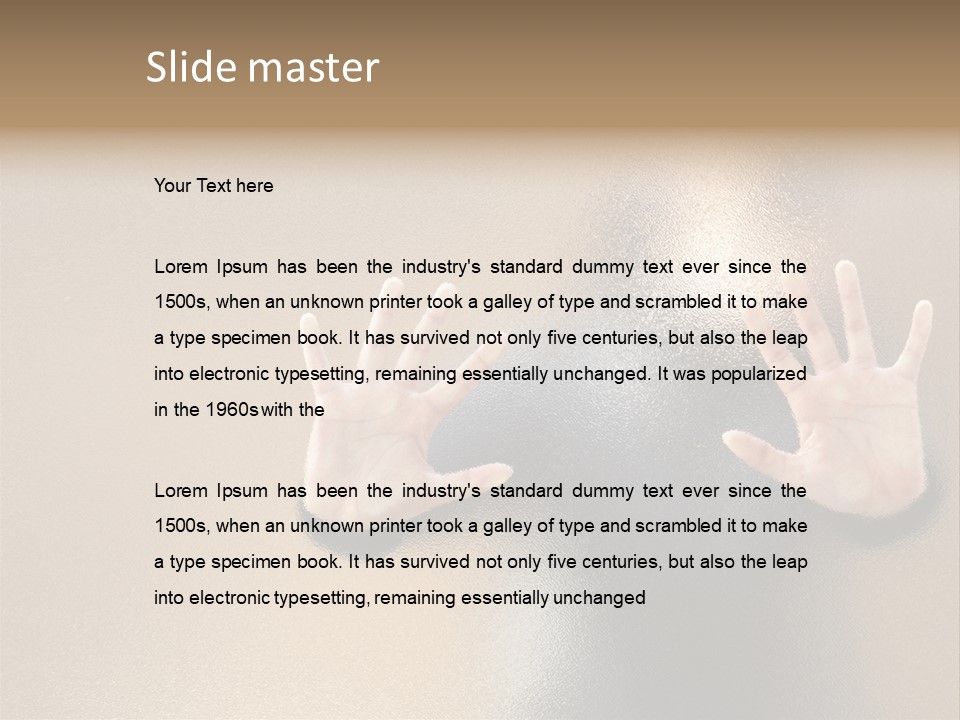 Modern Diffused Pensive PowerPoint Template