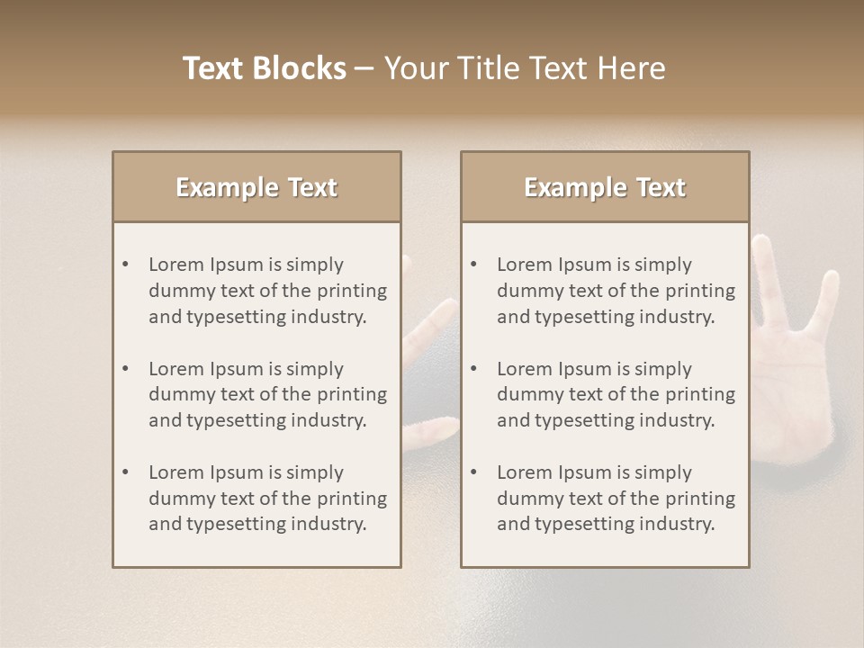 Modern Diffused Pensive PowerPoint Template