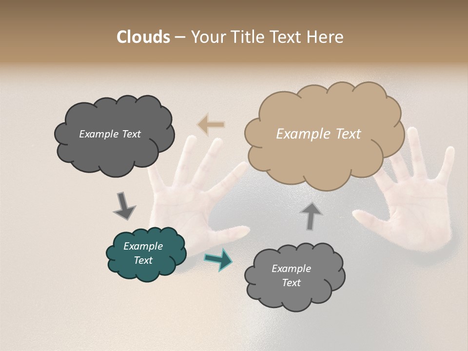 Modern Diffused Pensive PowerPoint Template