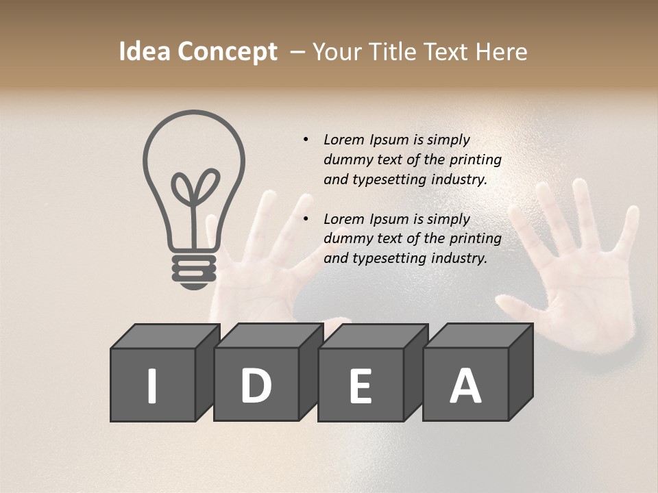 Modern Diffused Pensive PowerPoint Template
