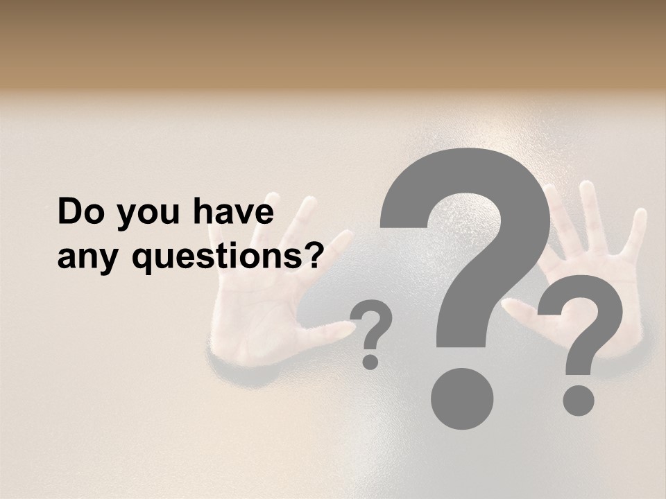 Modern Diffused Pensive PowerPoint Template