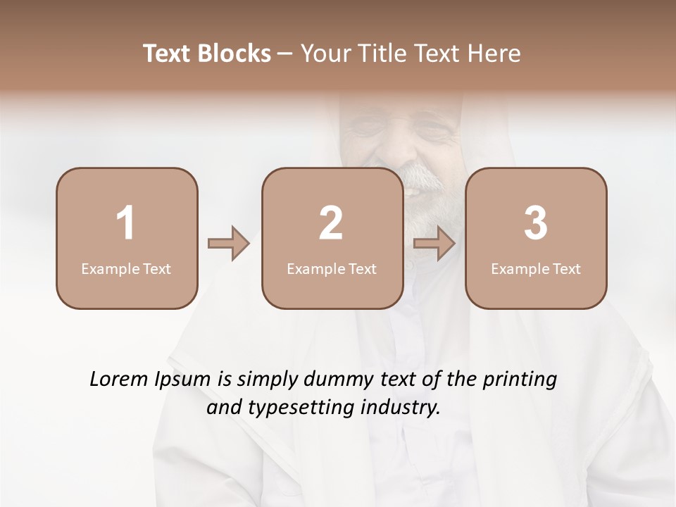 Arabic Senior One PowerPoint Template