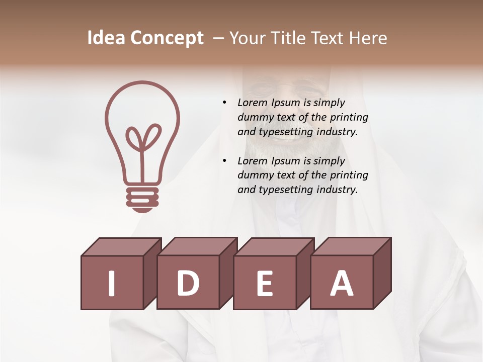 Arabic Senior One PowerPoint Template