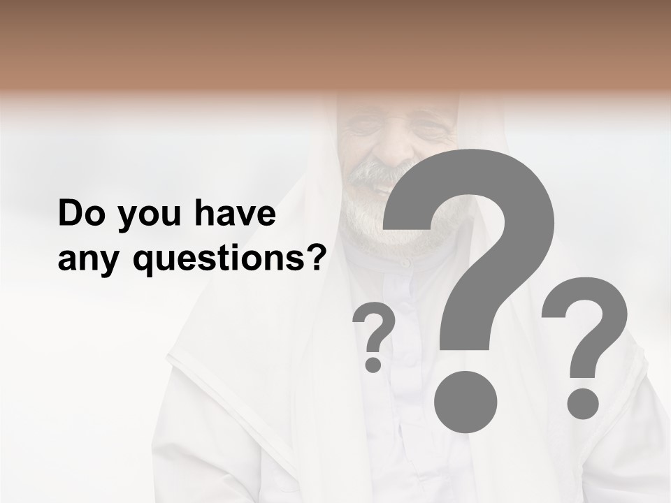 Arabic Senior One PowerPoint Template