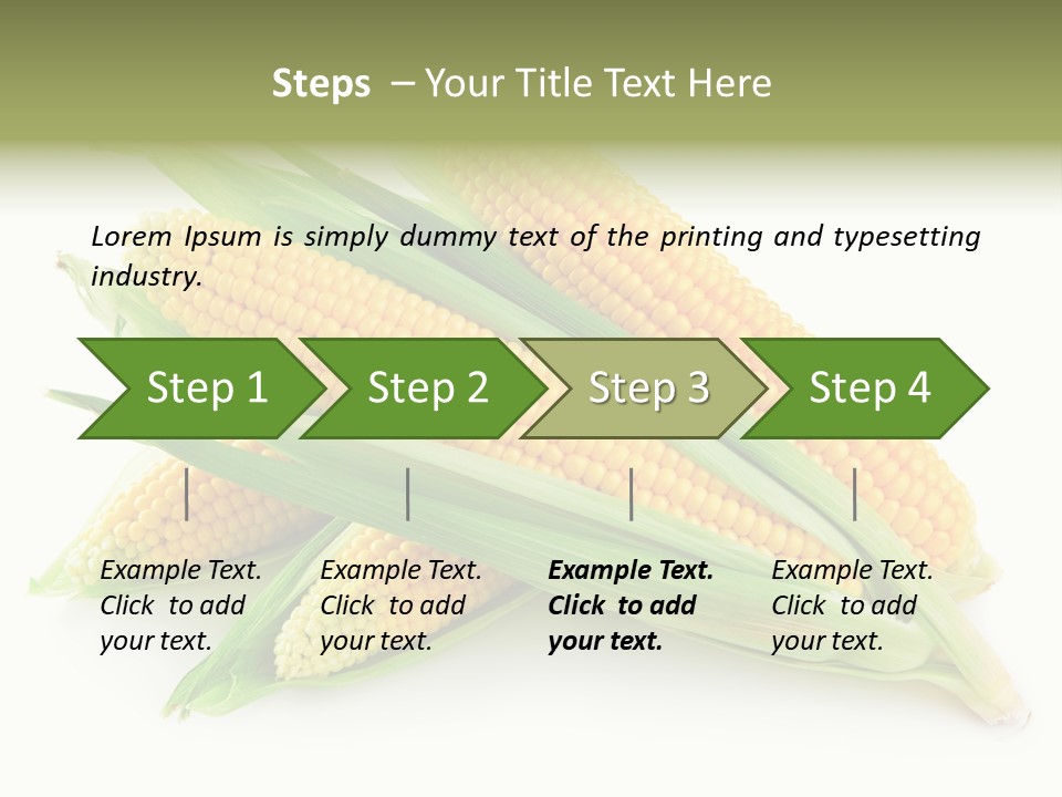 Grain Golden Ripe PowerPoint Template