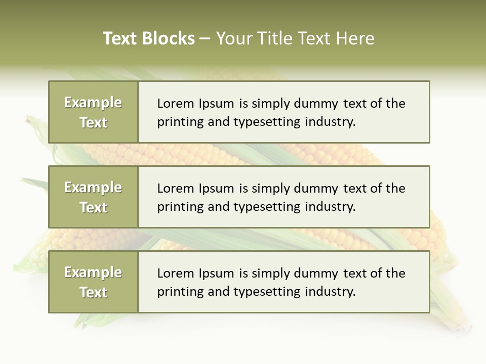 Grain Golden Ripe PowerPoint Template