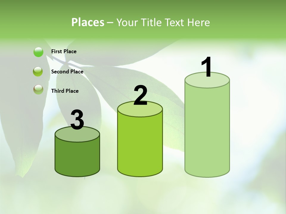 Blue Garden Freshness PowerPoint Template