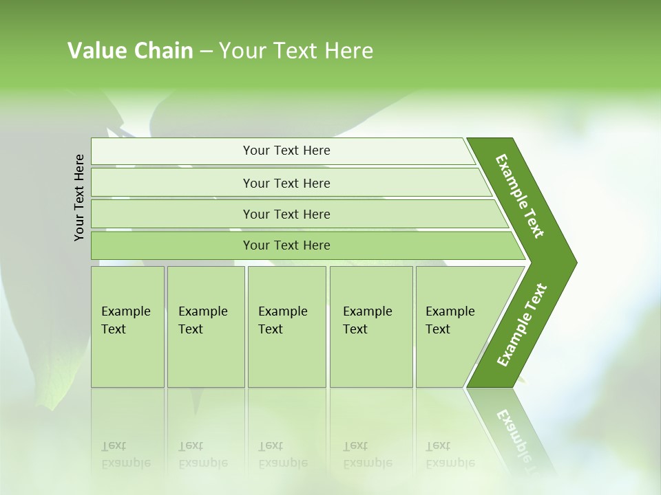 Blue Garden Freshness PowerPoint Template