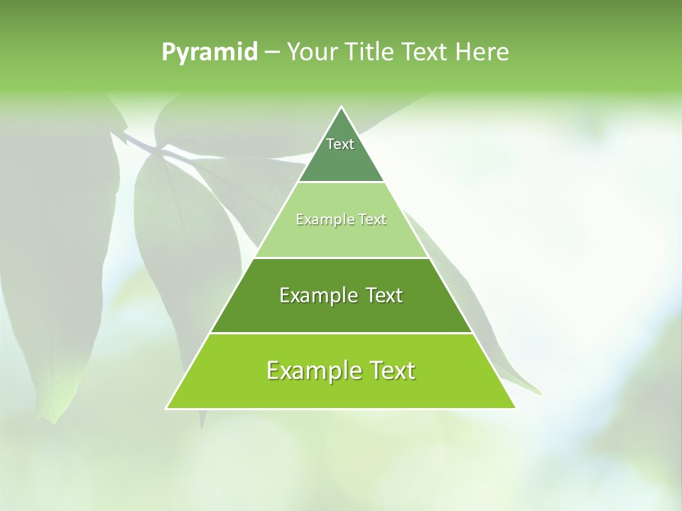 Blue Garden Freshness PowerPoint Template