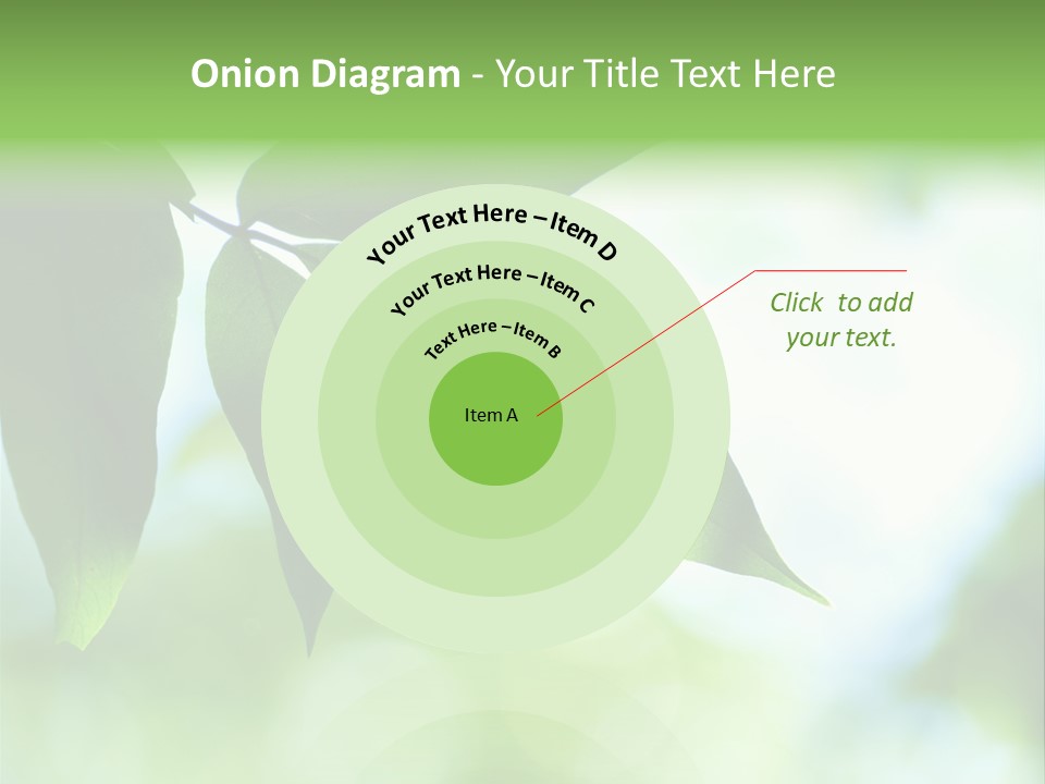 Blue Garden Freshness PowerPoint Template