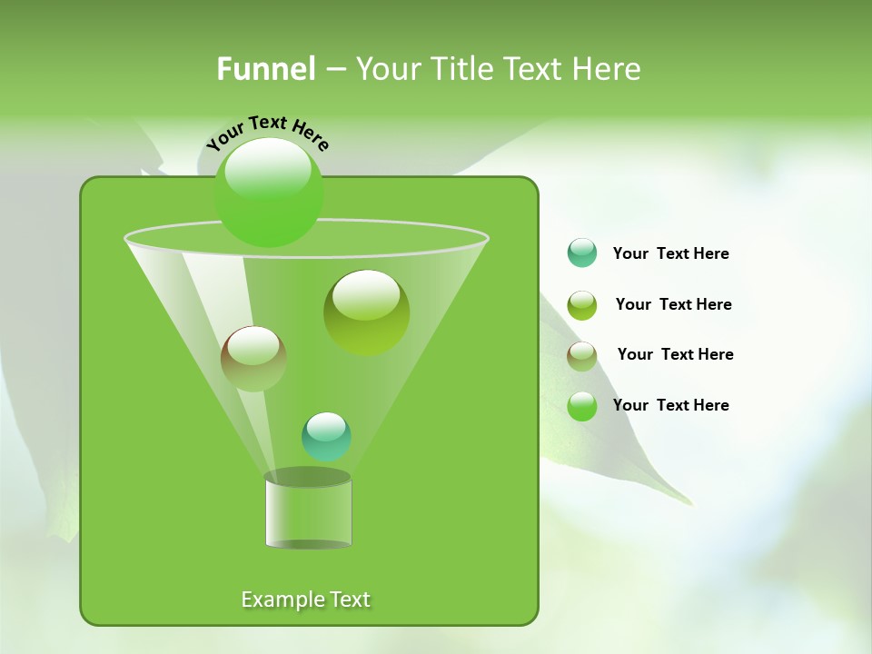 Blue Garden Freshness PowerPoint Template