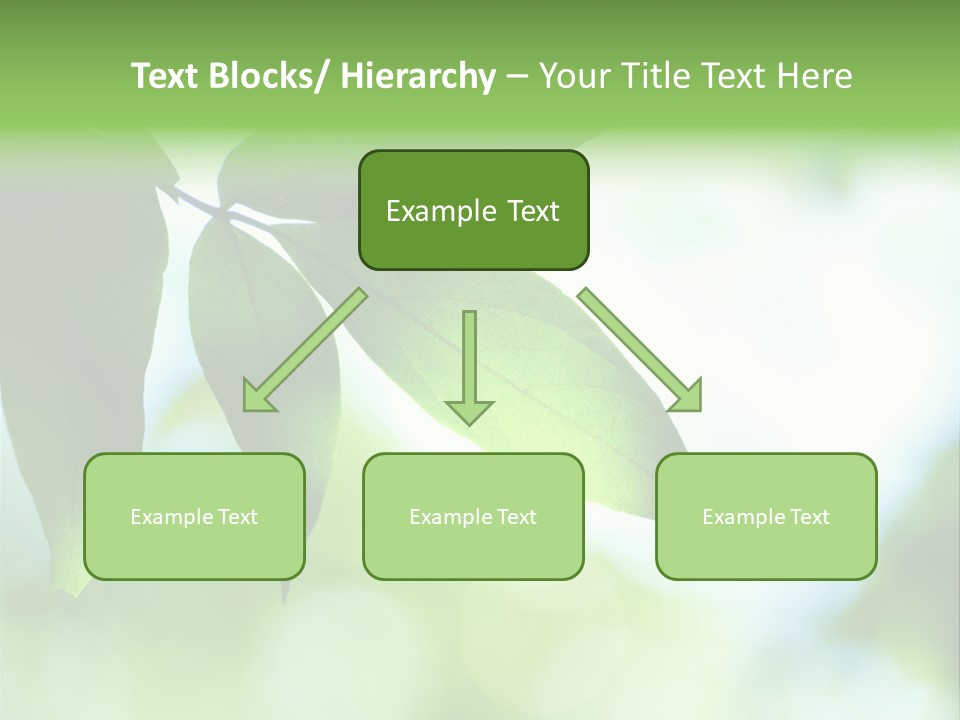Blue Garden Freshness PowerPoint Template