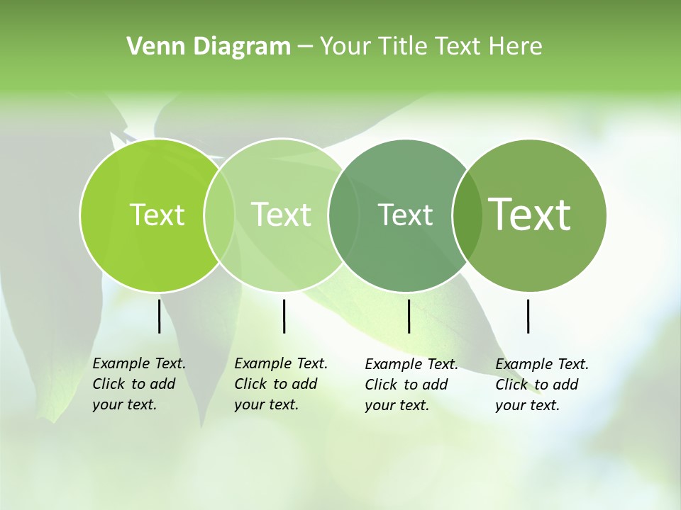 Blue Garden Freshness PowerPoint Template