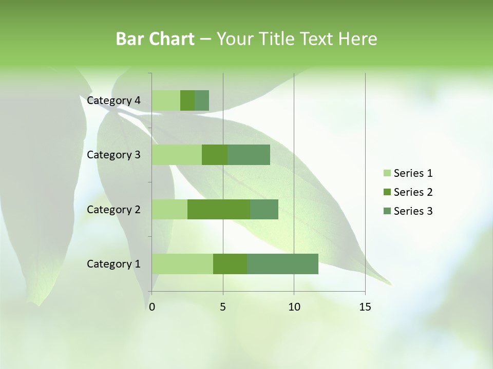 Blue Garden Freshness PowerPoint Template