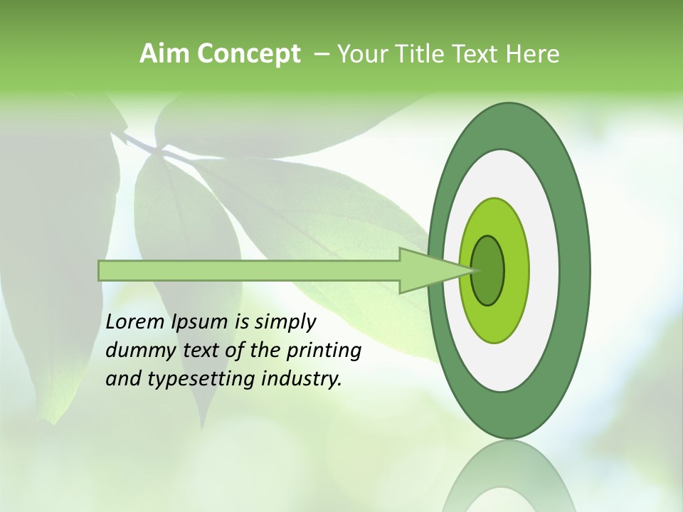 Blue Garden Freshness PowerPoint Template